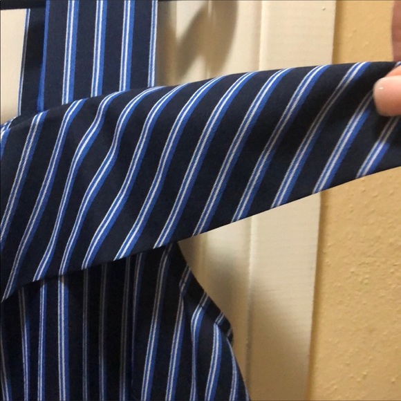 NWT Banana Republic XL blue stripe tank - Picture 3 of 6